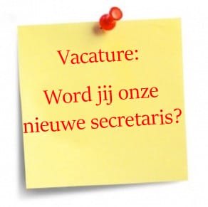 Secretaris gezocht